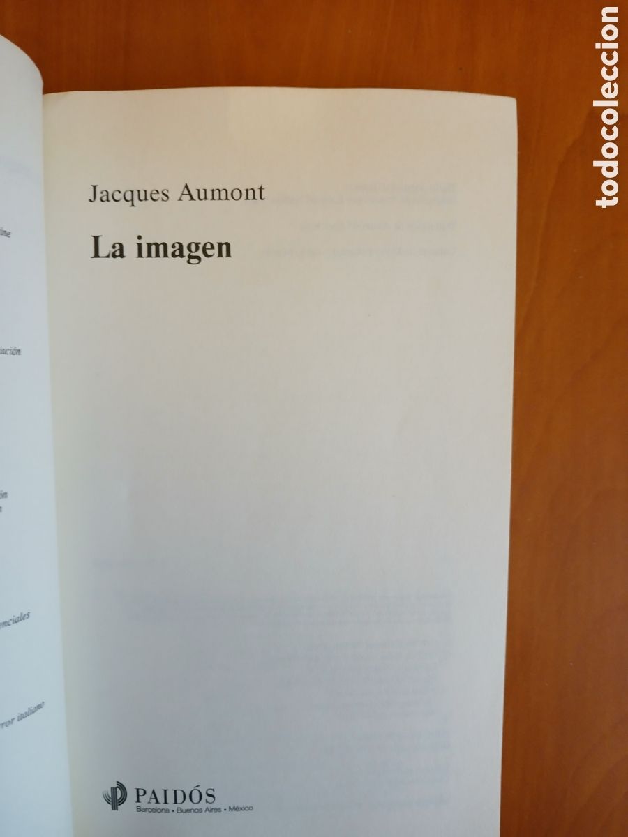 Libros de segunda mano: La lmagen. Jacques Aumont. - Foto 3