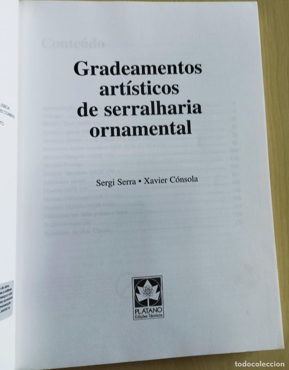 Libros de segunda mano: Gradeamentos Art&iacute;sticos de Sergi Serra e Xavier Consola - Foto 3
