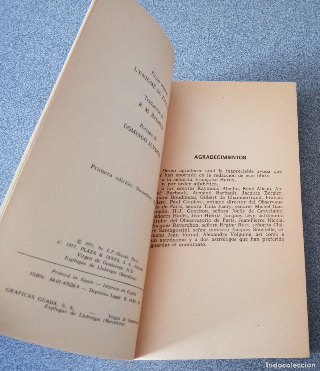 Libros de segunda mano: El Enigma Del Zodiaco Jacques Sadoul - Foto 4