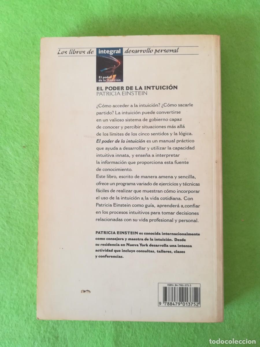 Libros de segunda mano: El poder de la intuicion Patricia Einstein Integral 1998 - Foto 2