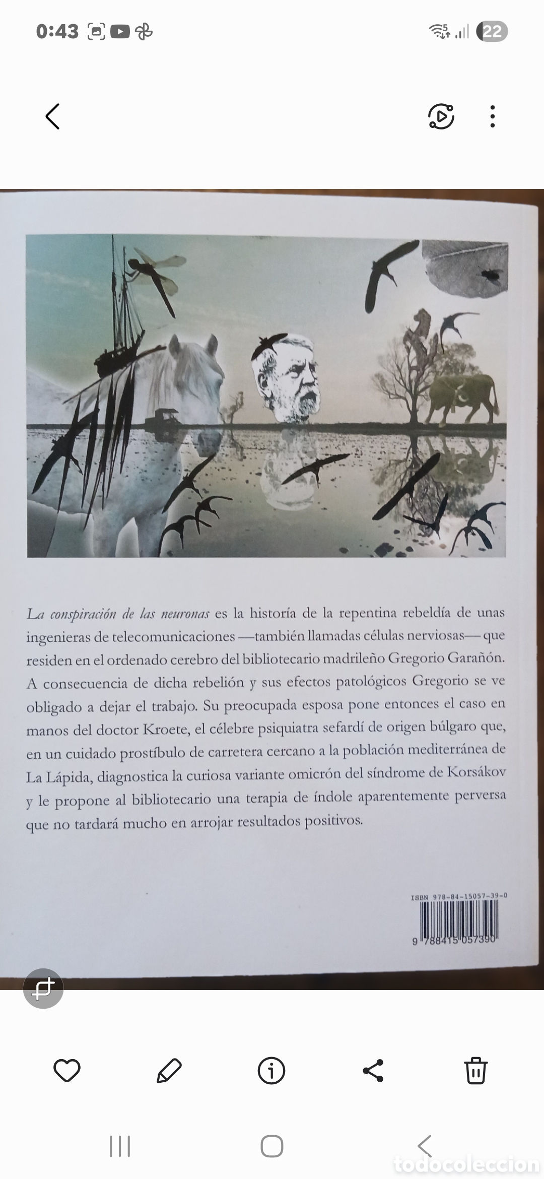 Libros de segunda mano: La Conspiraci&oacute;n De Las Neuronas. Victor Canicio. - Foto 2