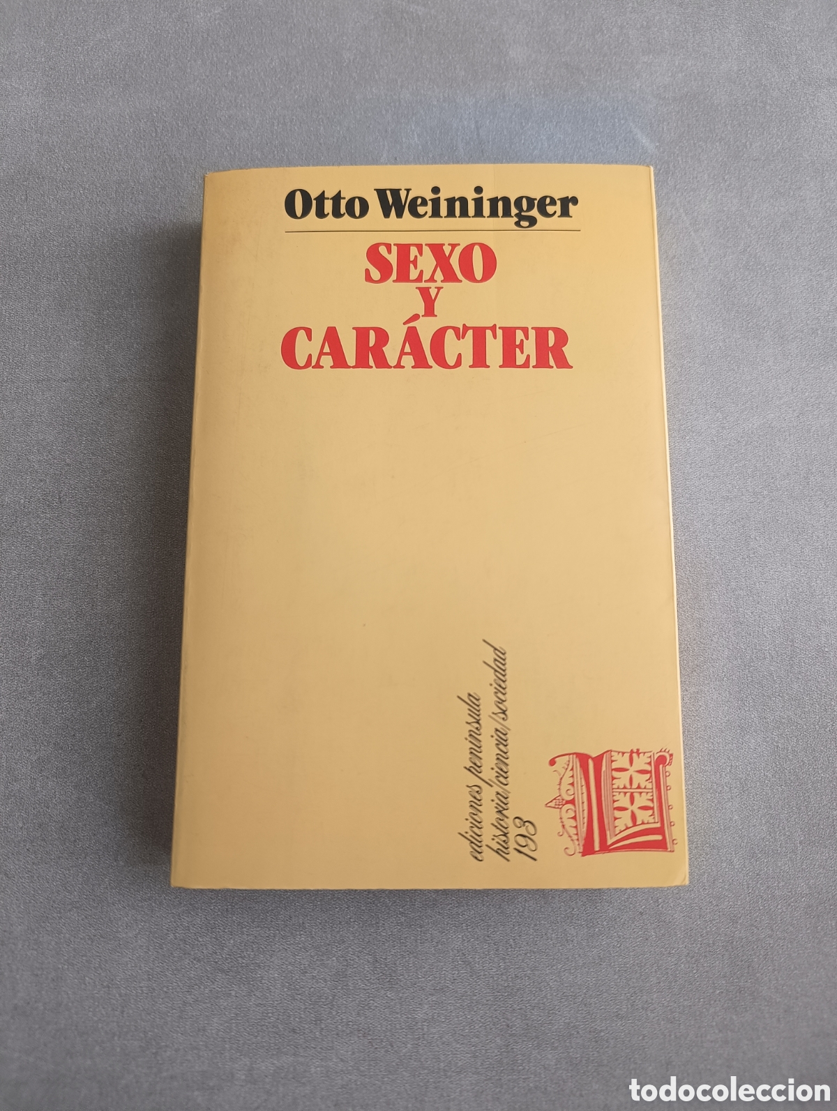 Libros de segunda mano: SEXO Y CAR&Aacute;CTER. OTTO WEININGER. - Foto 2