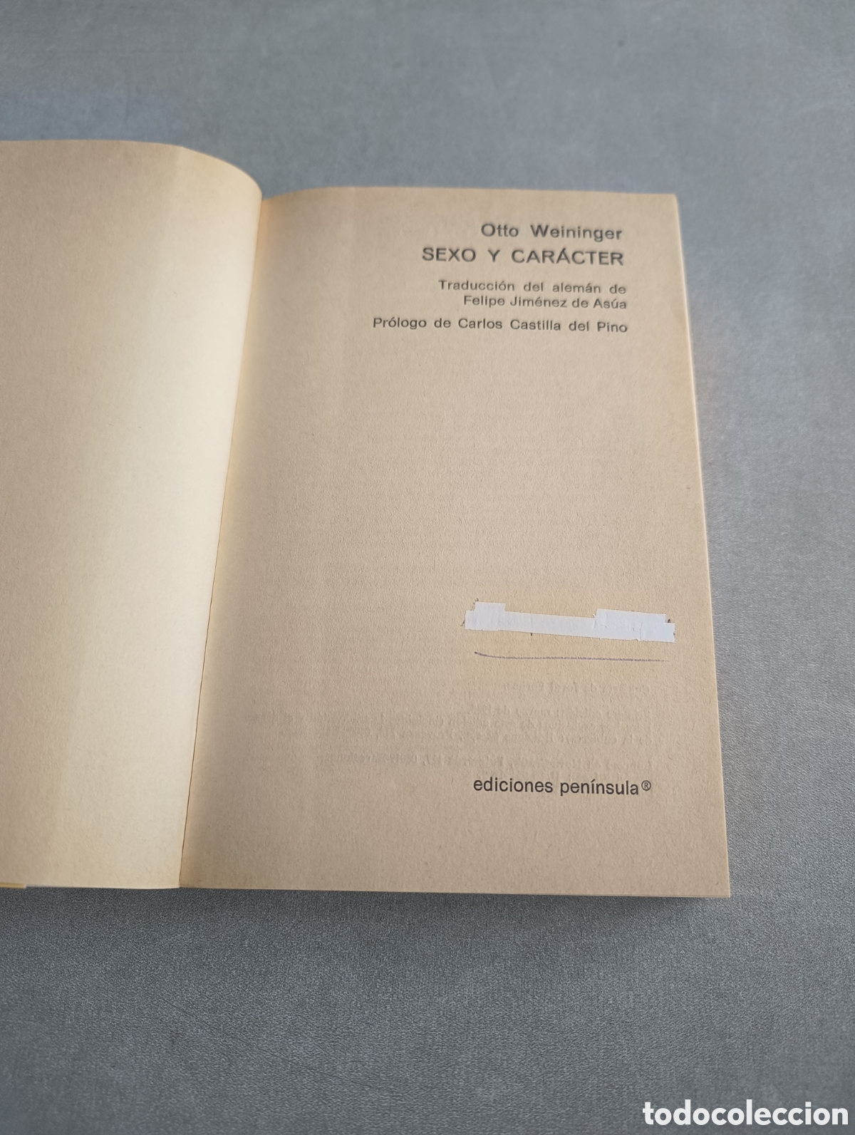 Libros de segunda mano: SEXO Y CAR&Aacute;CTER. OTTO WEININGER. - Foto 7