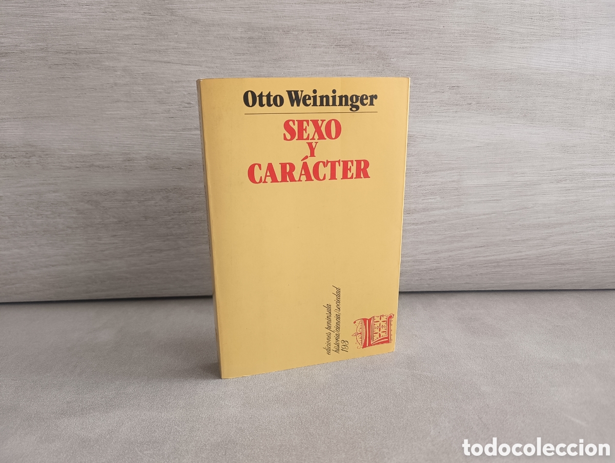Libros de segunda mano: SEXO Y CAR&Aacute;CTER. OTTO WEININGER. - Foto 1