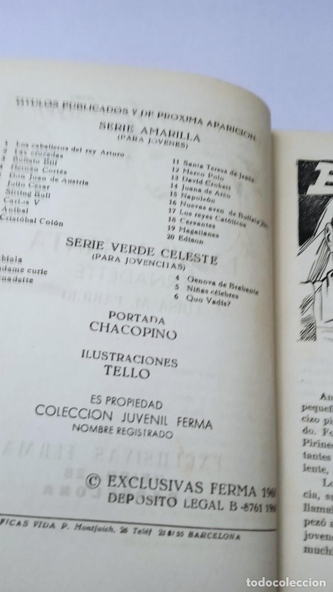Libros de segunda mano: LA NI&Ntilde;A SANTA: BERNADETTE - Foto 5