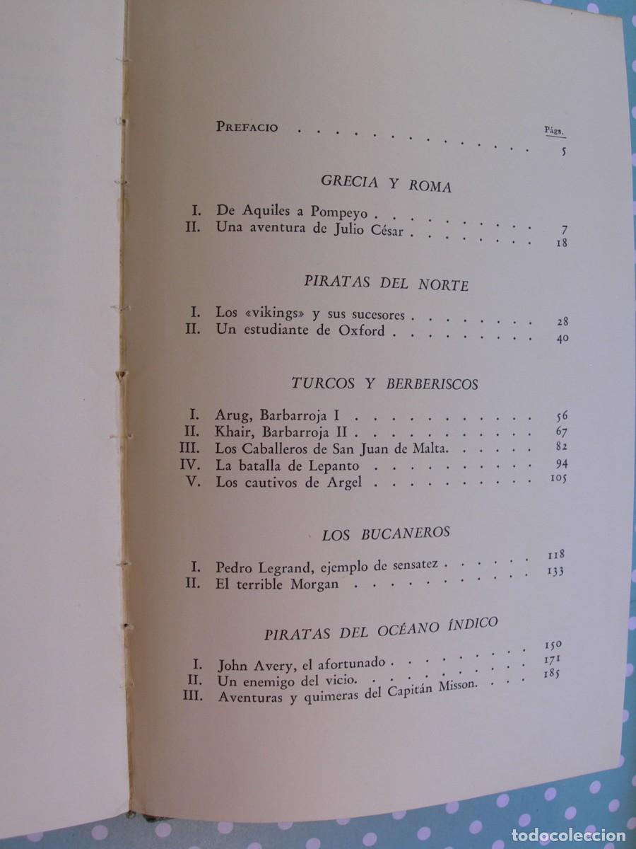 Libros de segunda mano: HISTORIA DE PIRATAS / J. CABAL / HISTORIA - Foto 2