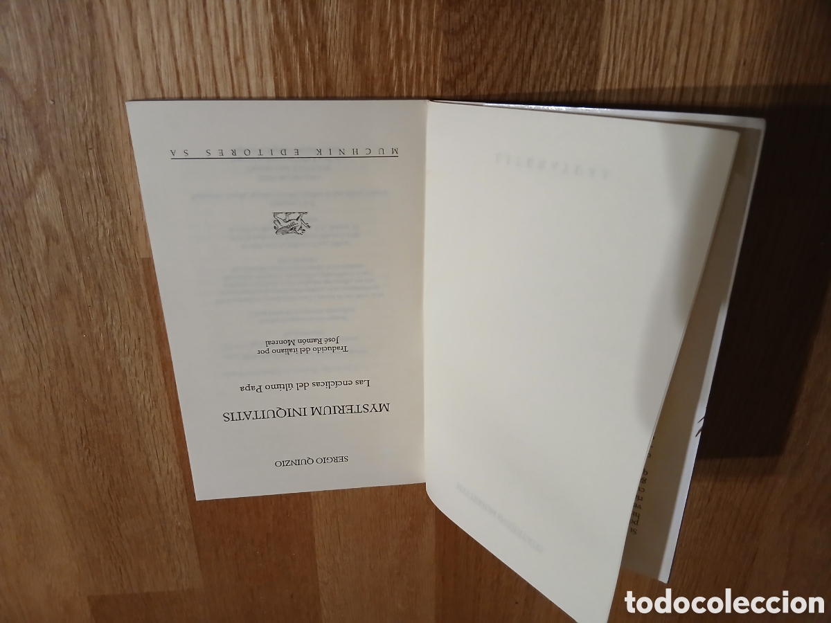 Libros de segunda mano: Mysterium iniquitatis de Sergio quinzio - Foto 4