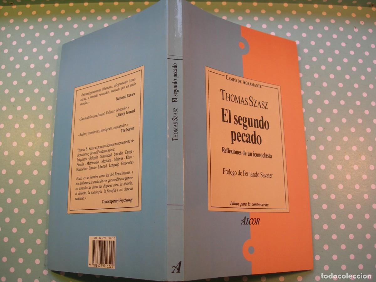 Libros de segunda mano: EL SEGUNDO PECADO / THOMAS SZASZ / - Foto 1
