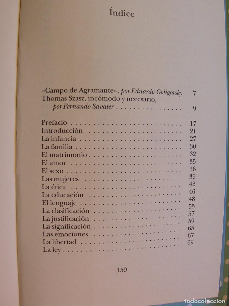 Libros de segunda mano: EL SEGUNDO PECADO / THOMAS SZASZ / - Foto 2