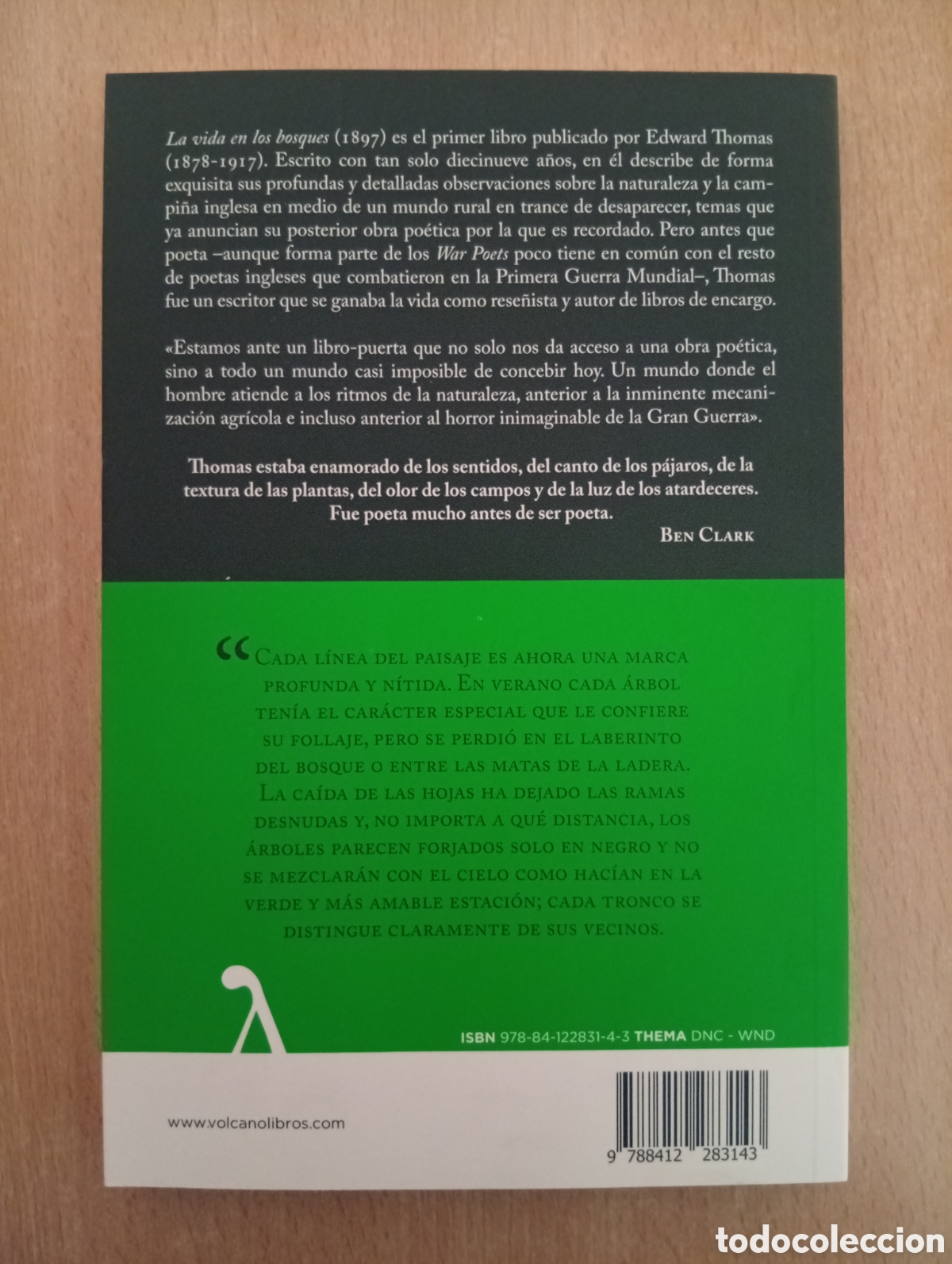Libros de segunda mano: LA VIDA EN LOS BOSQUES. Edward Thomas. Volcano Libros - Foto 2