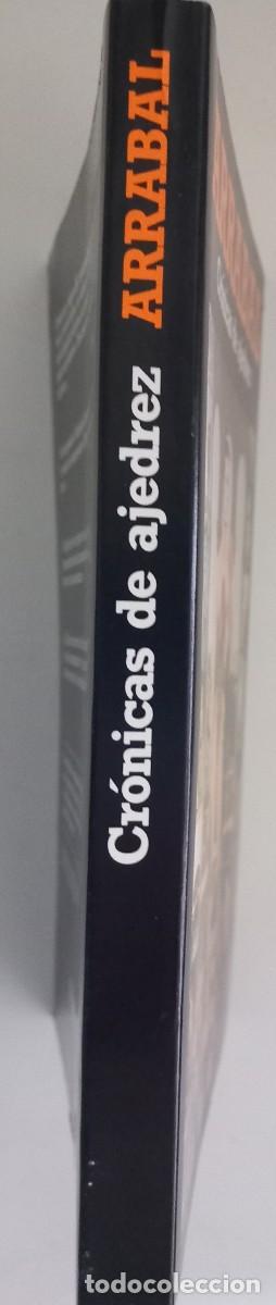 Libros de segunda mano: Cr&oacute;nicas de ajedrez, de Arrabal. - Foto 2