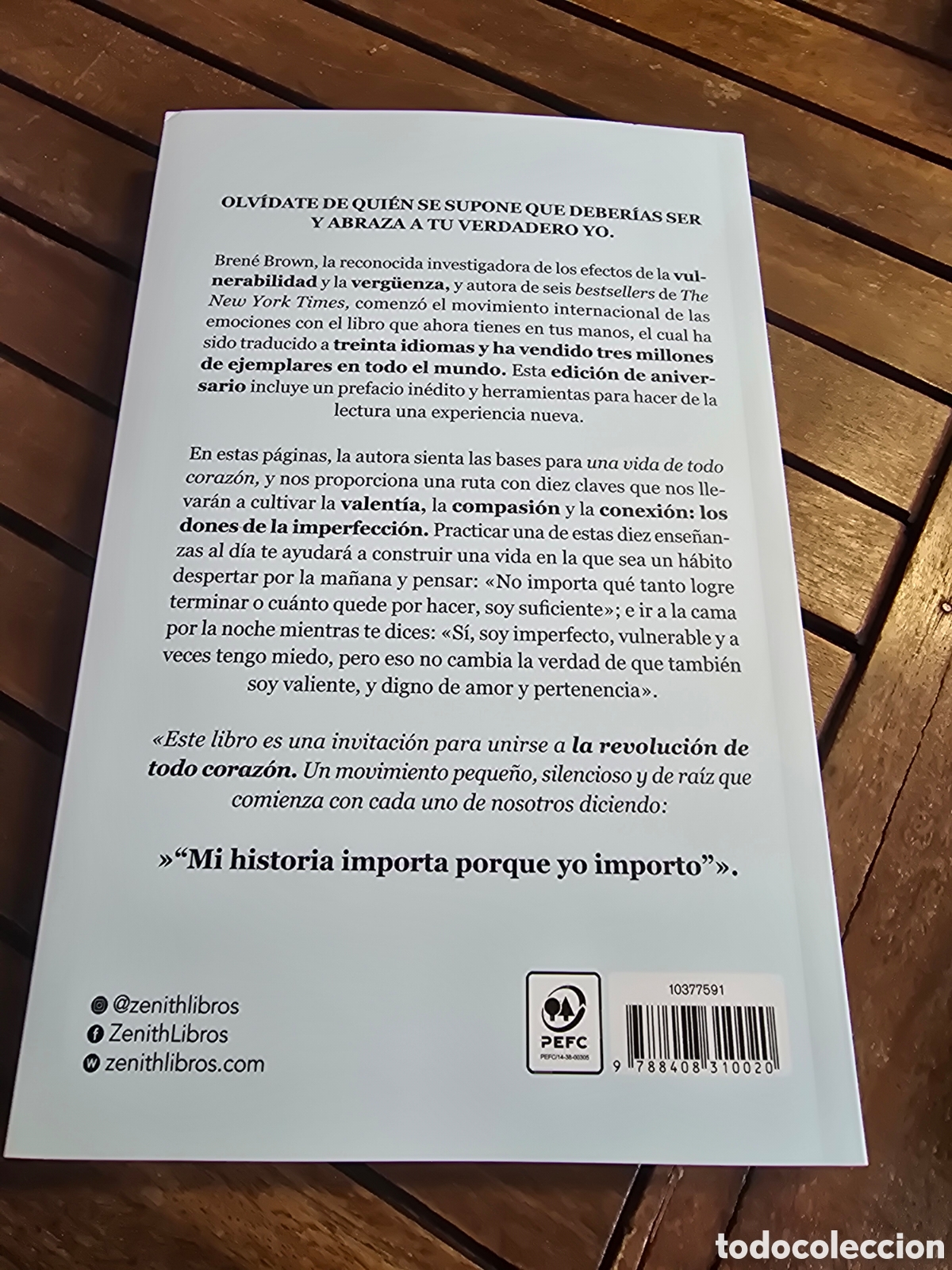 Libros de segunda mano: Los dones de la imperfecci&oacute;n. Brown, Bren&eacute; Editorial ZENITH 2025 autoayuda - Foto 2