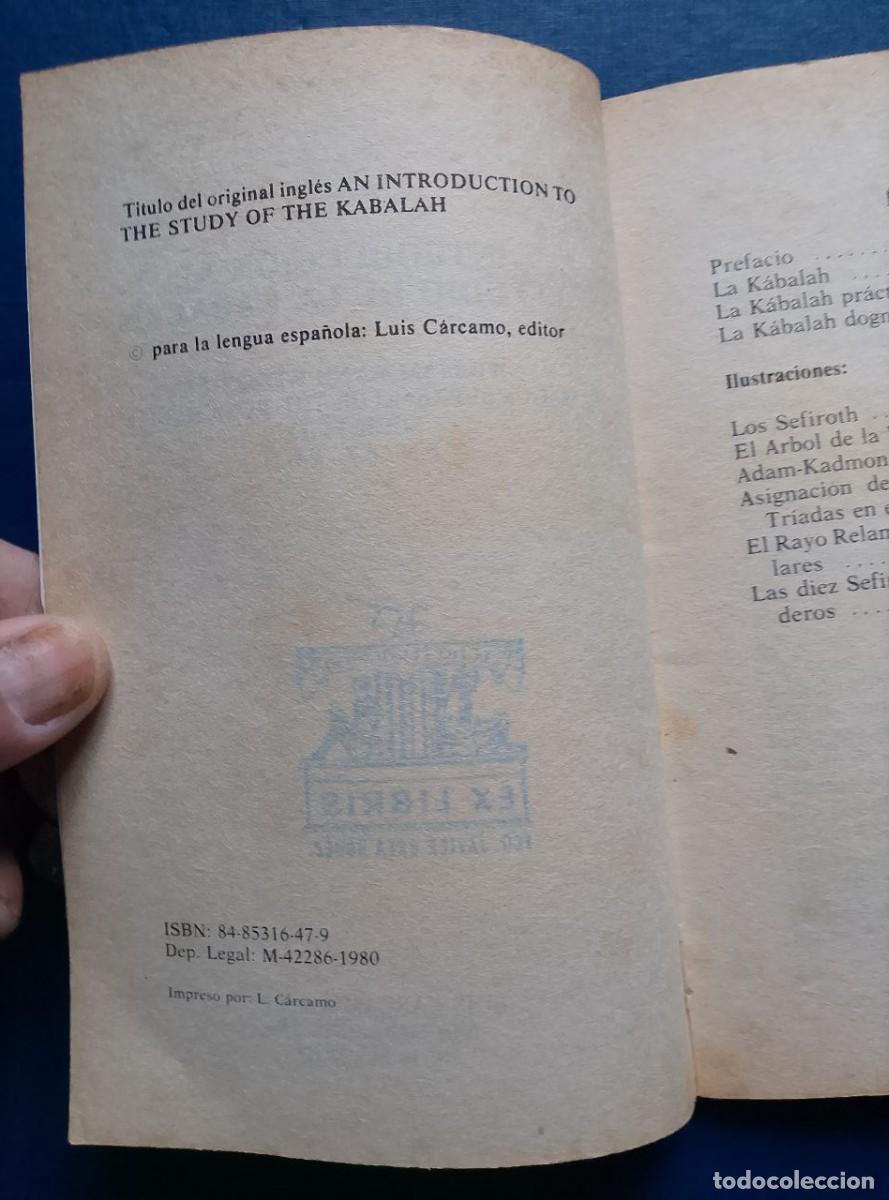 Libros de segunda mano: introduccion a la cabala w. wynn westcott - Foto 3