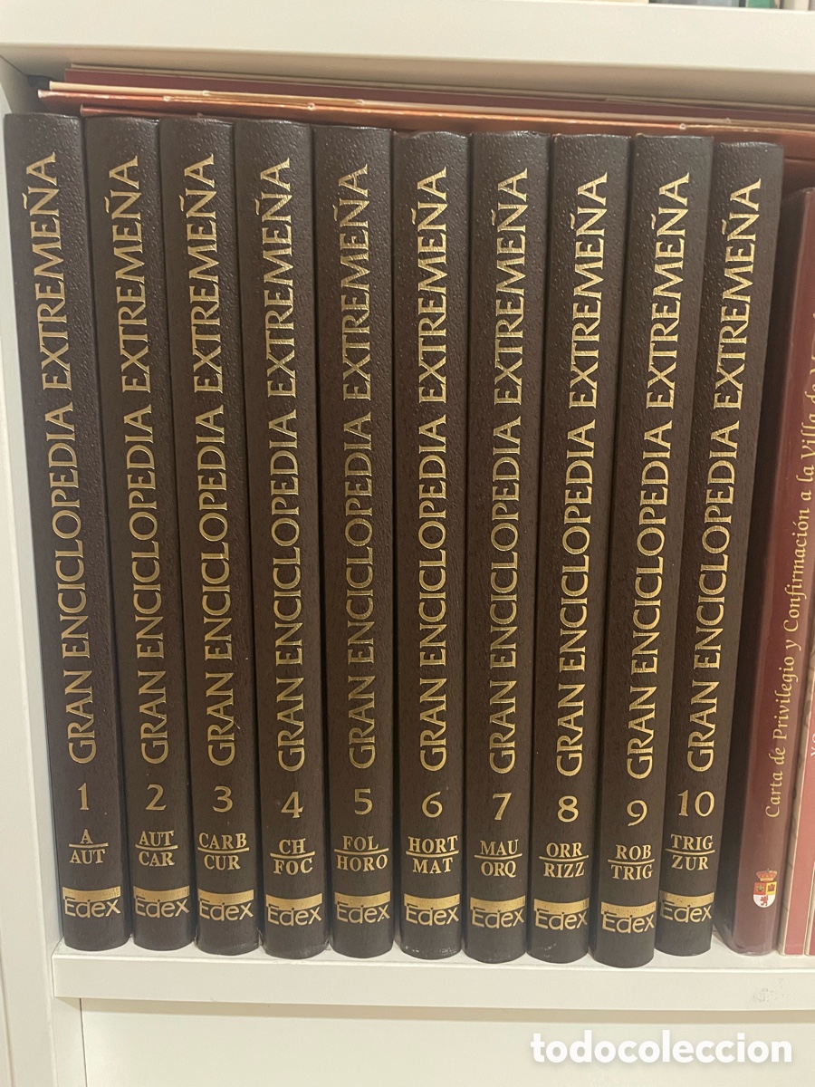 Libros de segunda mano: Gran enciclopedia de Extremadura 10 tomos - Foto 2
