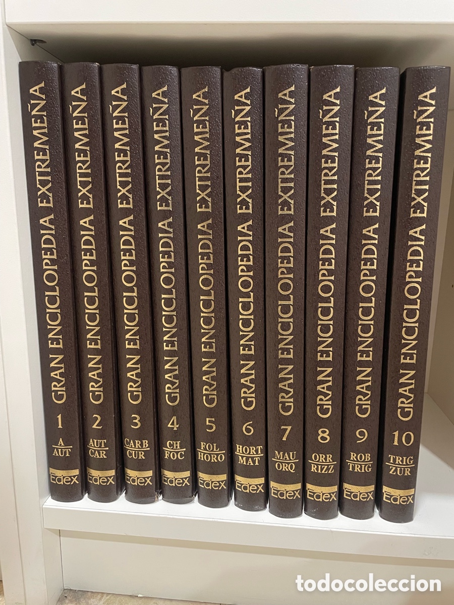 Libros de segunda mano: Gran enciclopedia de Extremadura 10 tomos - Foto 3
