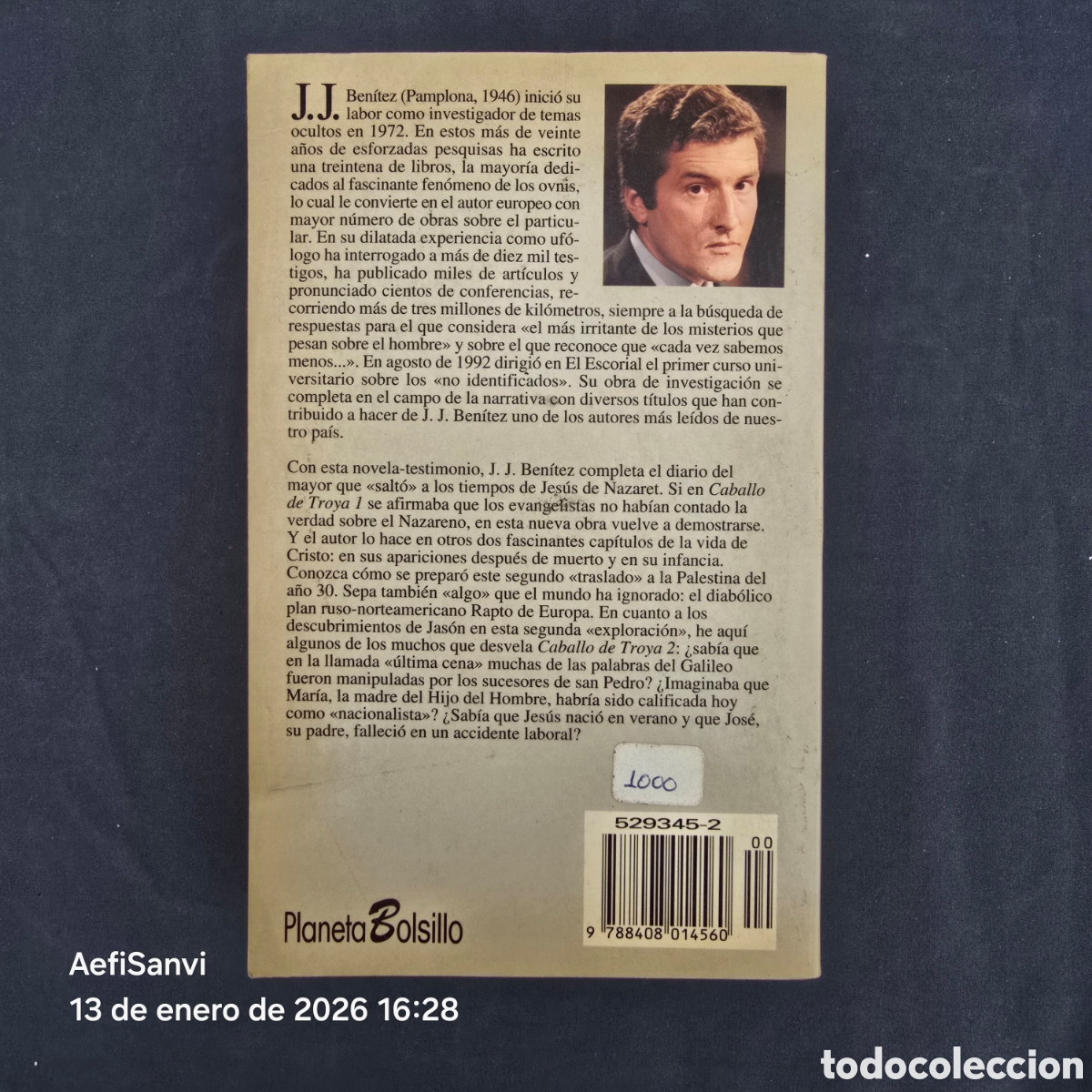 Libros de segunda mano: CABALLO DE TROYA 2 (J.J. BEN&Iacute;TEZ) (PLANETA BOLSILLO) - Foto 2