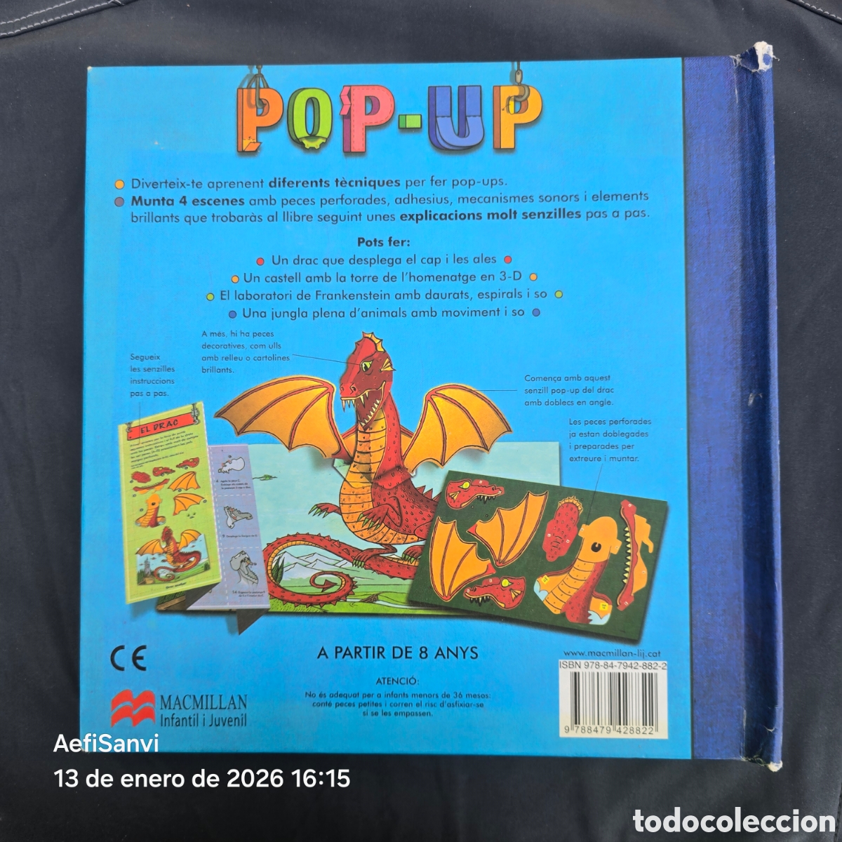 Libros de segunda mano: POP-UP, UN LLIBRE &Uacute;NIC PER APRENDE A FER POP UPS! (MACMILLAN) - Foto 5