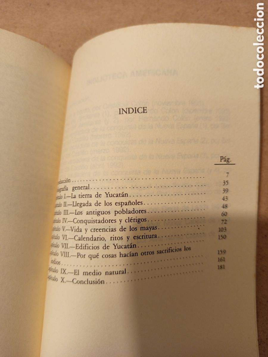 Libros de segunda mano: RELACION DE LAS COSAS DE YUCATAN (DIEGO DE LANDA) - Foto 3
