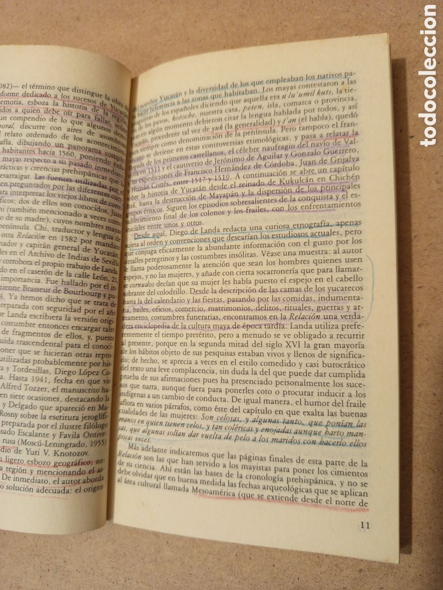 Libros de segunda mano: RELACION DE LAS COSAS DE YUCATAN (DIEGO DE LANDA) - Foto 6