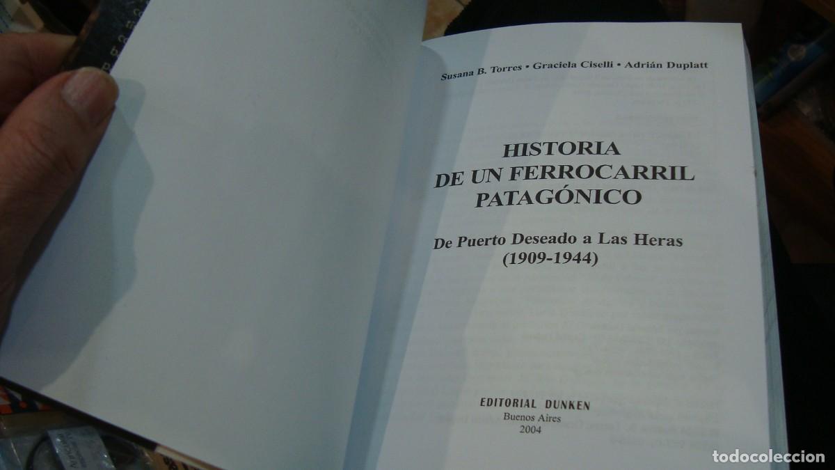 Libros de segunda mano: Historia de un Ferrocarril Patag&oacute;nico. - Foto 3