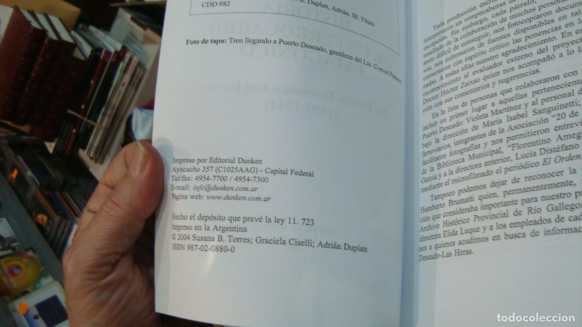 Libros de segunda mano: Historia de un Ferrocarril Patag&oacute;nico. - Foto 4