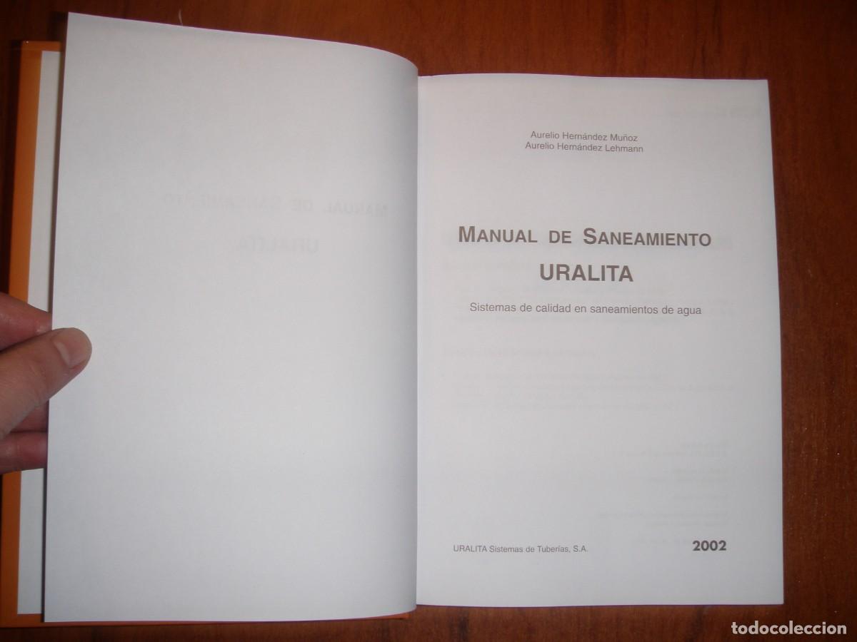 Libros de segunda mano: MANUAL DE SANEAMIENTO DE LA URALITA - Foto 3