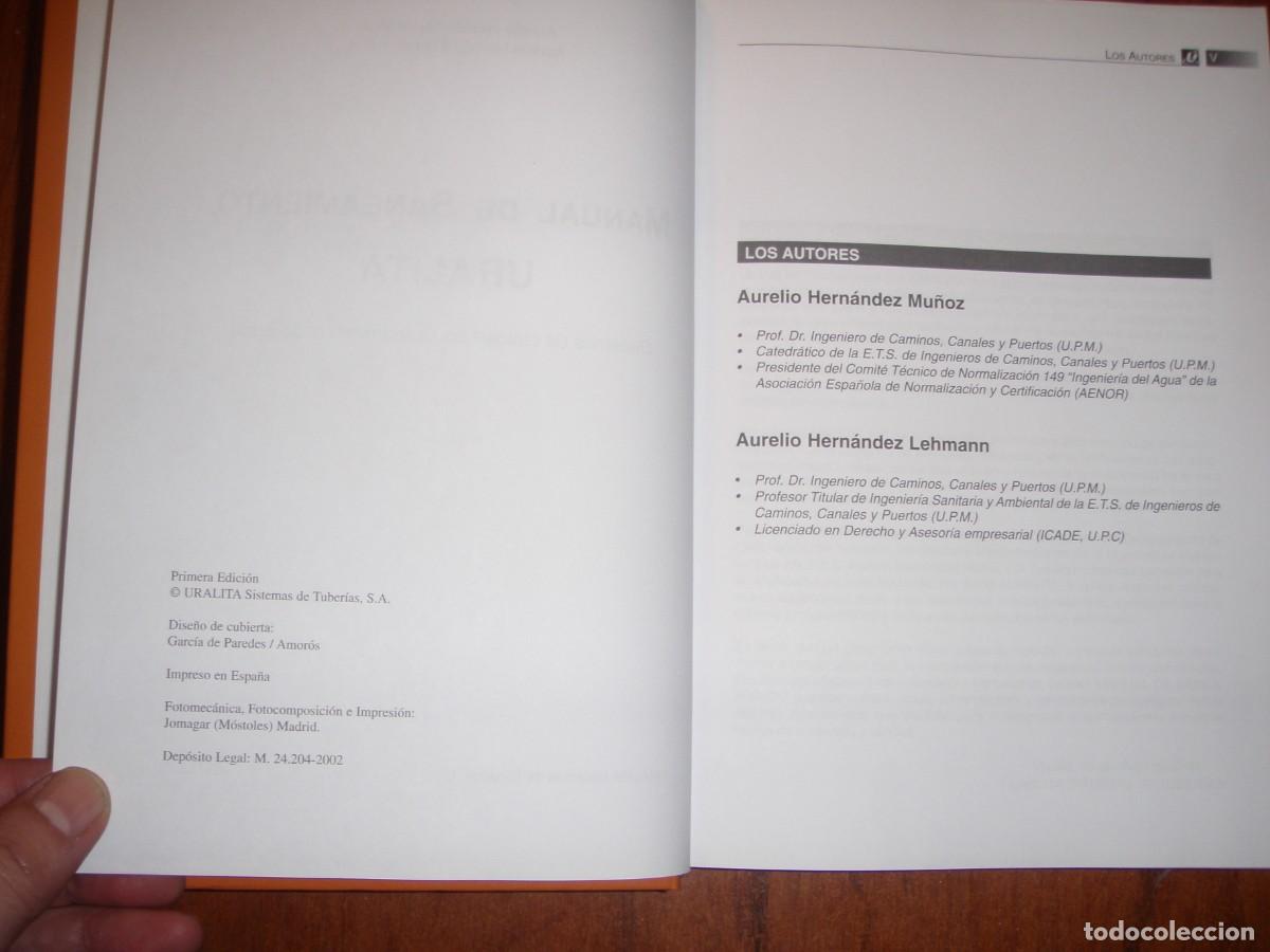 Libros de segunda mano: MANUAL DE SANEAMIENTO DE LA URALITA - Foto 4