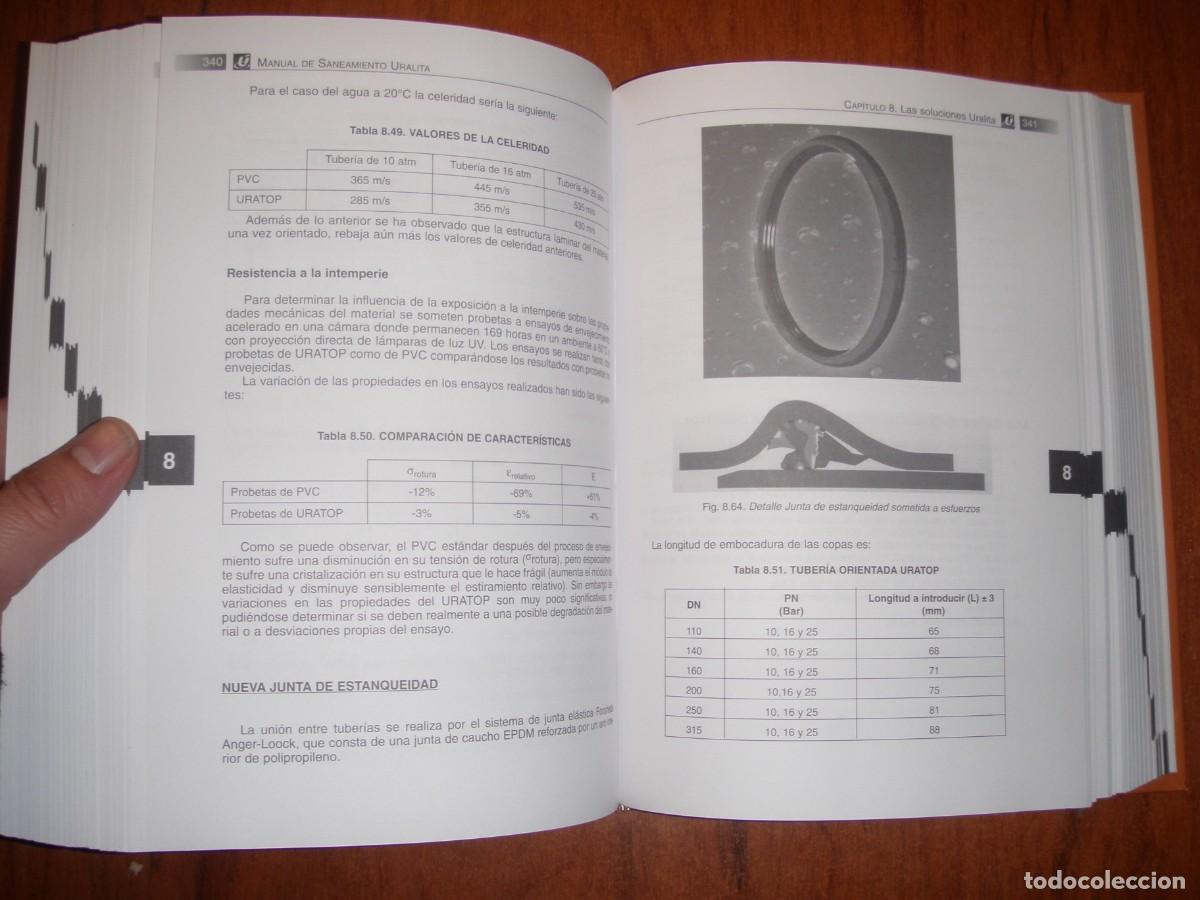 Libros de segunda mano: MANUAL DE SANEAMIENTO DE LA URALITA - Foto 8