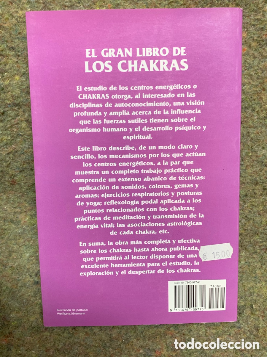 Libros de segunda mano: &bull;EL GRAN LIBRO DE LOS CHAKRAS. CONOCIMIENTO Y T&Eacute;CNICAS PARA DESPERTAR LA ENERGIA - Foto 2
