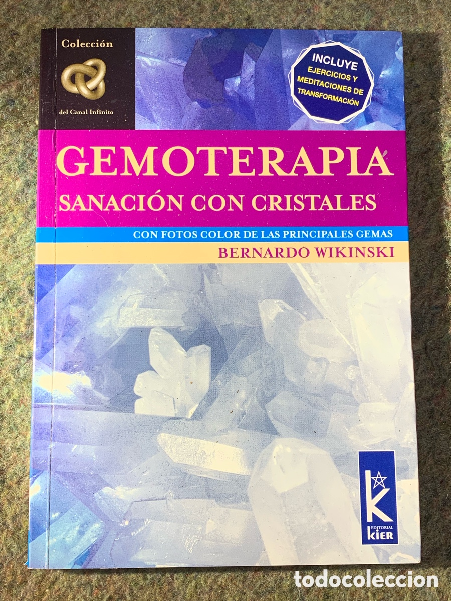 Libros de segunda mano: &bull;GEMOTERAPIA sanacion con cristales - BERNARDO WIKINSKI - Foto 1