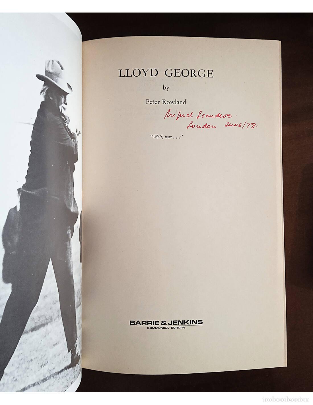 Libros de segunda mano: LLOYD GEORGE. ROWLAND, Peter. Ediciones Barrie & Jenkins. 1975. - Foto 2