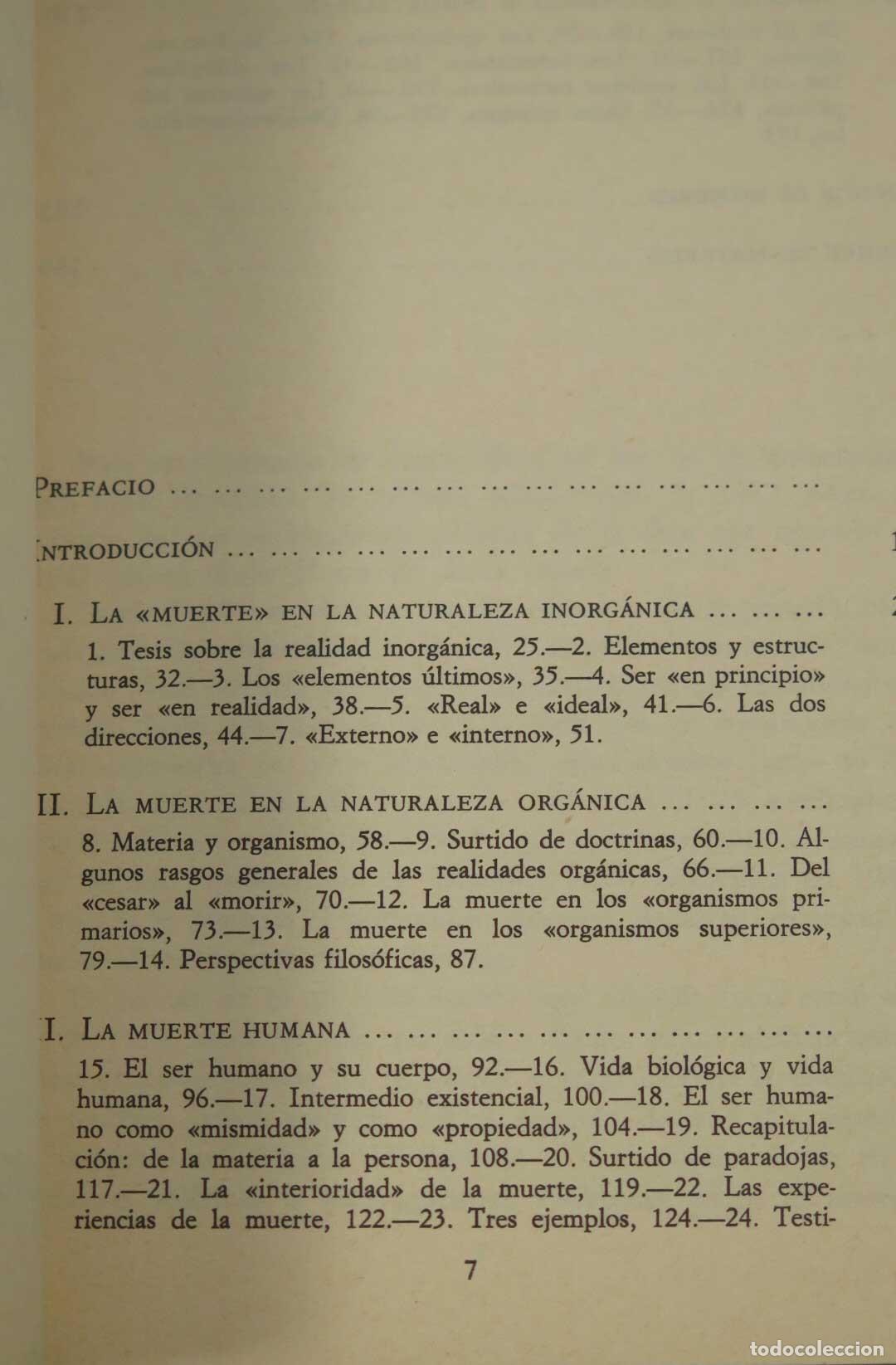 Libros de segunda mano: Jos&eacute; Ferrater Mora El ser y la muerte - Foto 2
