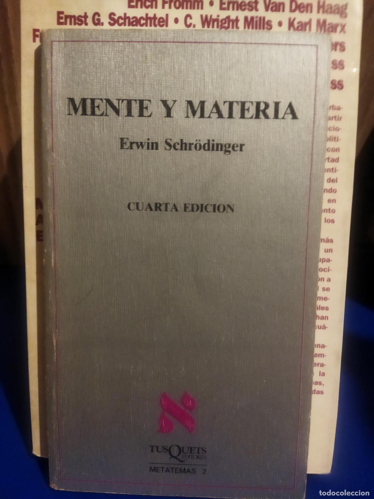 Libros de segunda mano: Mente y materia erwin schrodinger - Foto 1