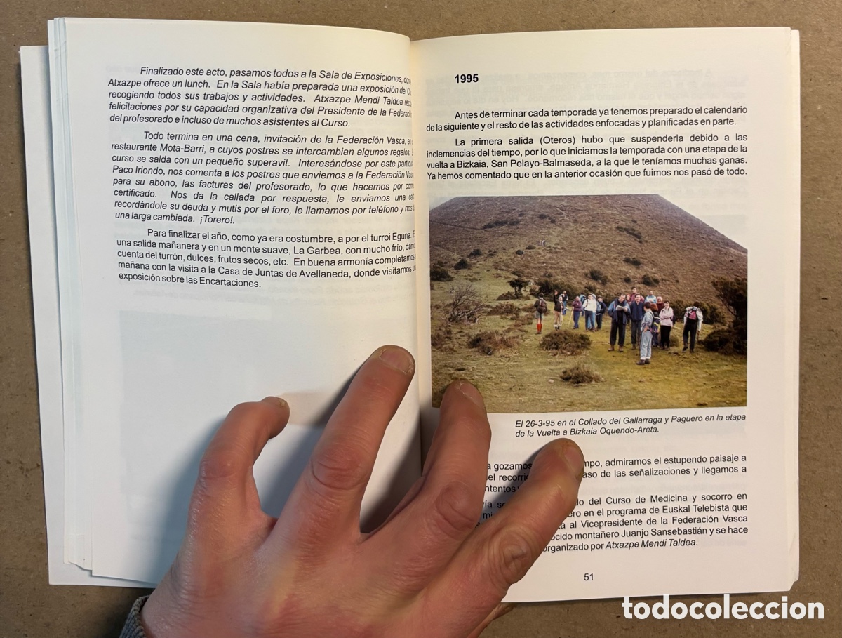 Libros de segunda mano: ATXAZPE MENDI TALDEA (1956-2000). ERANDIO. - Foto 5