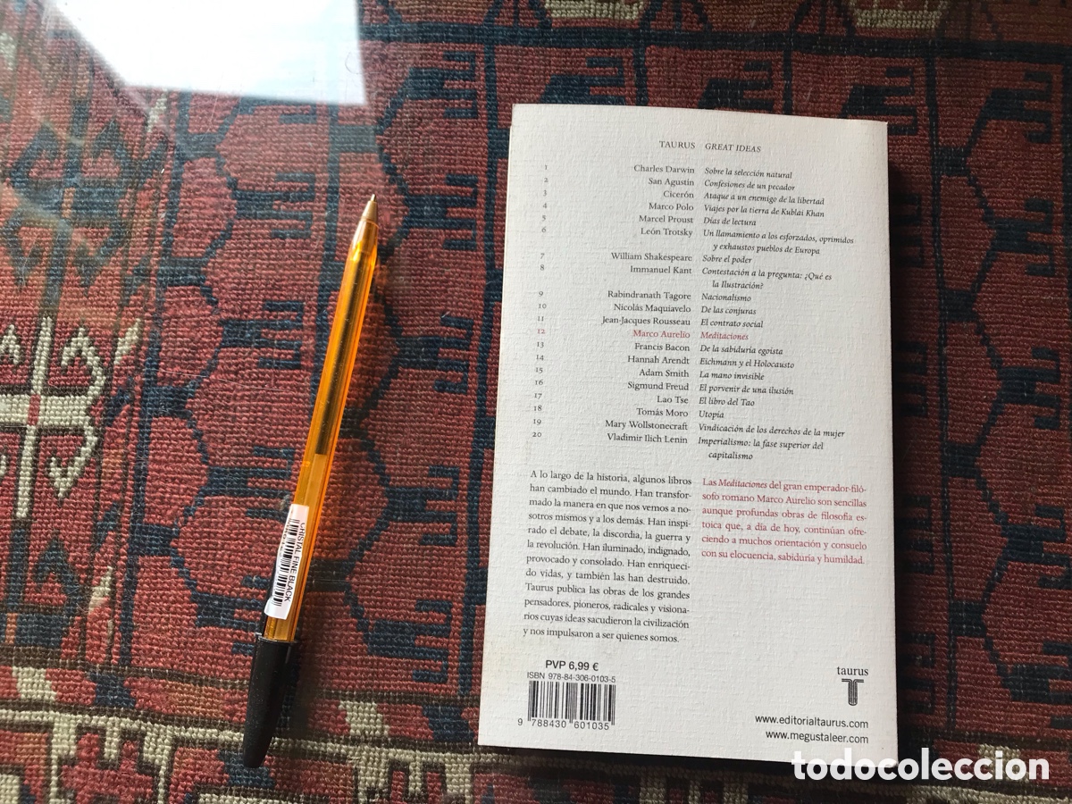 Libros de segunda mano: Meditaciones. Marco Aurelio. Taurus - Foto 3