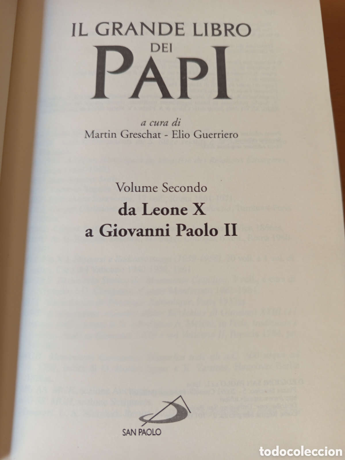 Libros de segunda mano: IL GRANDE LIBRO DEI PAPI. VOLUME PRIMO + VOLUME SECONDO (M. GRESCHAT) - Foto 14