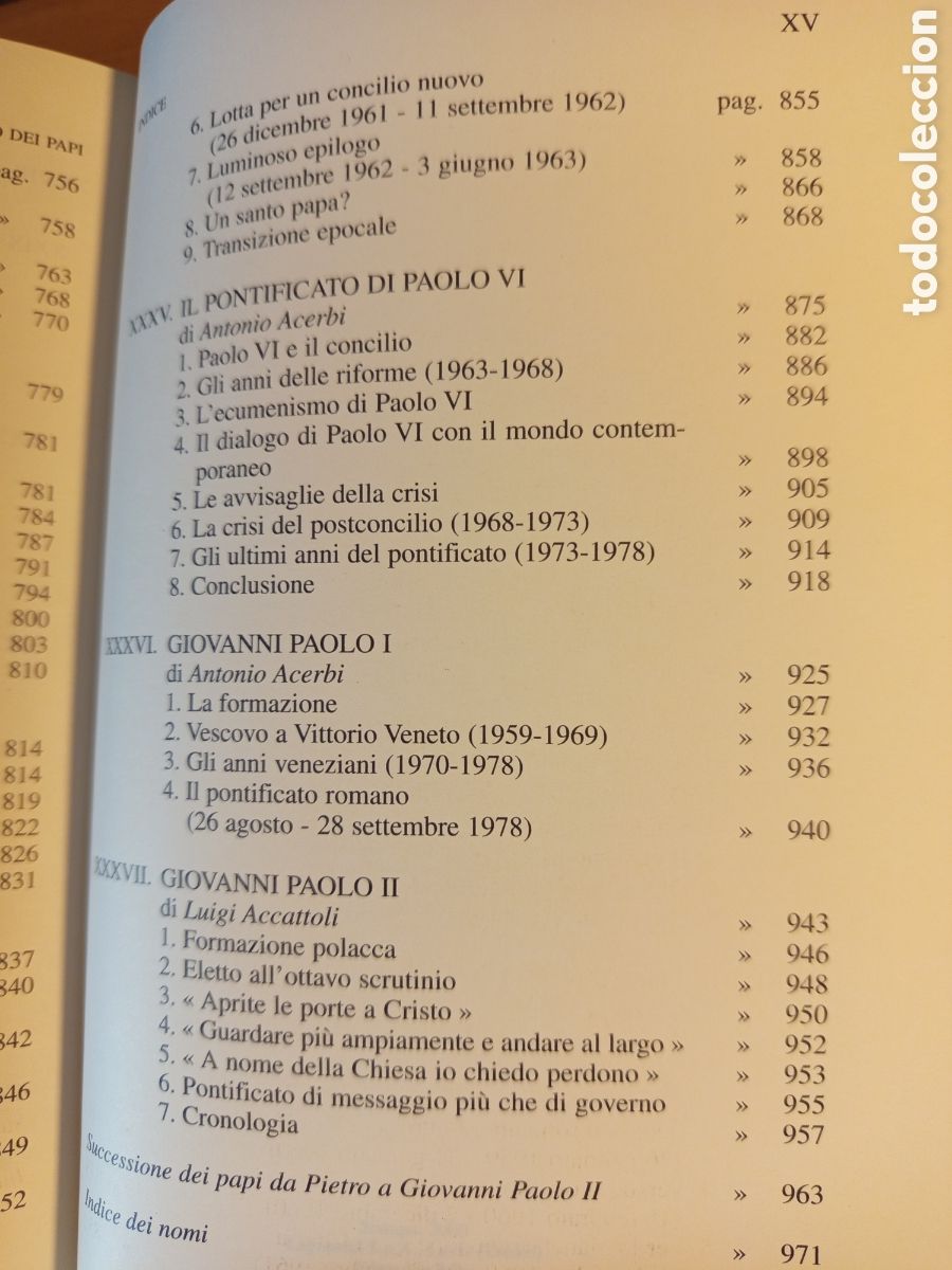 Libros de segunda mano: IL GRANDE LIBRO DEI PAPI. VOLUME PRIMO + VOLUME SECONDO (M. GRESCHAT) - Foto 19