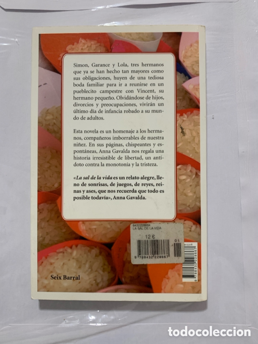Libros de segunda mano: La sal de la vida, de Anna Gavalda - Foto 2