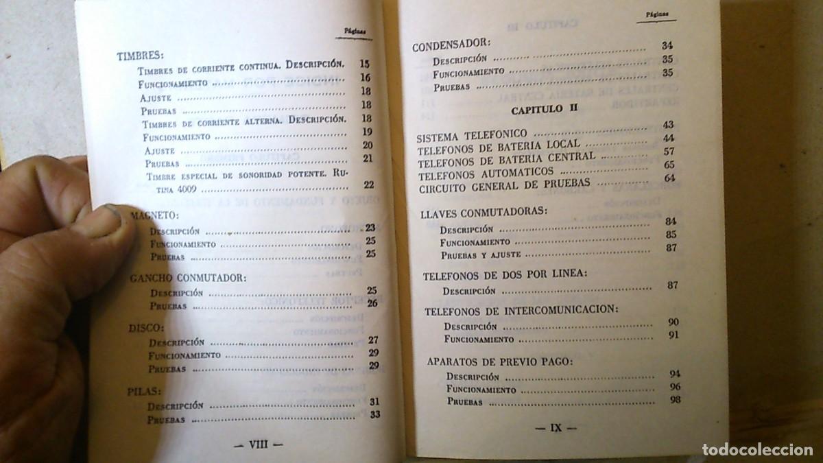 Libros de segunda mano: MANUAL DEL EMPALMADOR. Compa&ntilde;&iacute;a Telef&oacute;nica. 1971 - Foto 3