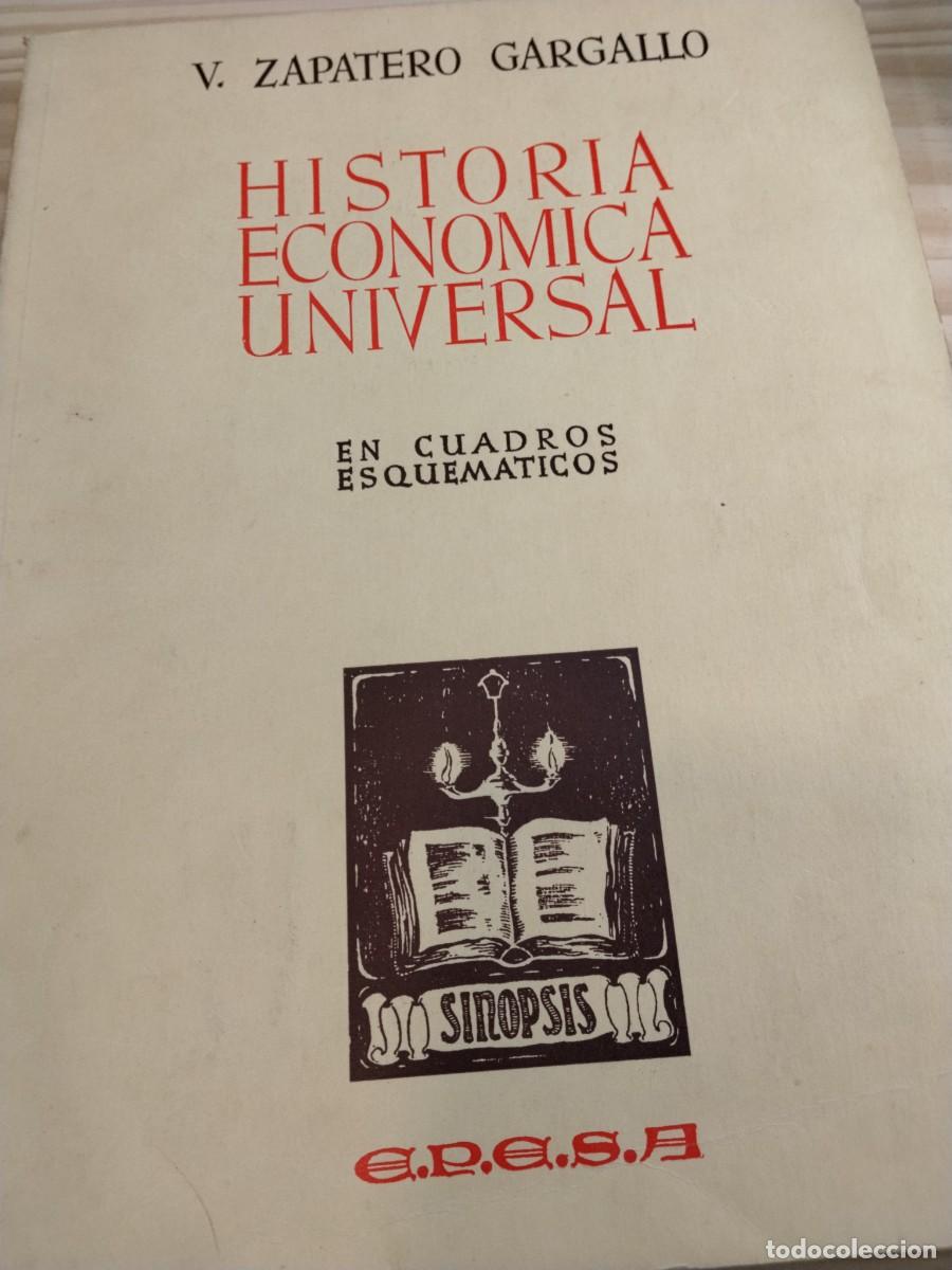 Second hand books: V. Zapatero Gargalli. Historia econ&oacute;mica Universal