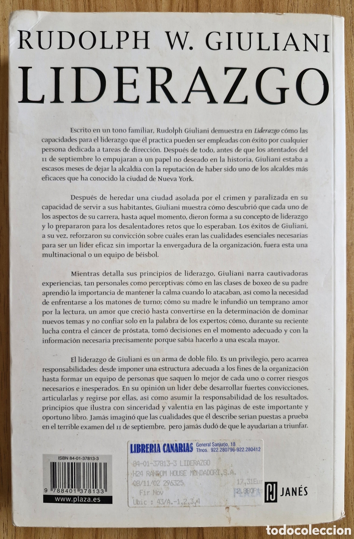 Libros de segunda mano: LIDERAZGO - Rudolph W. Giuliani - Foto 6
