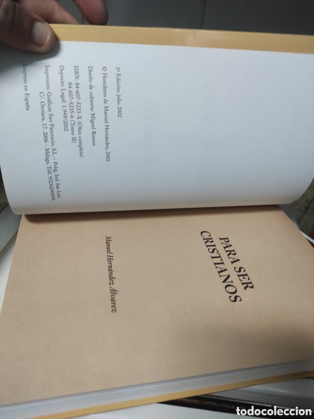 Libros de segunda mano: Obras Completas I y II - Manuel Hern&aacute;ndez - Foto 10