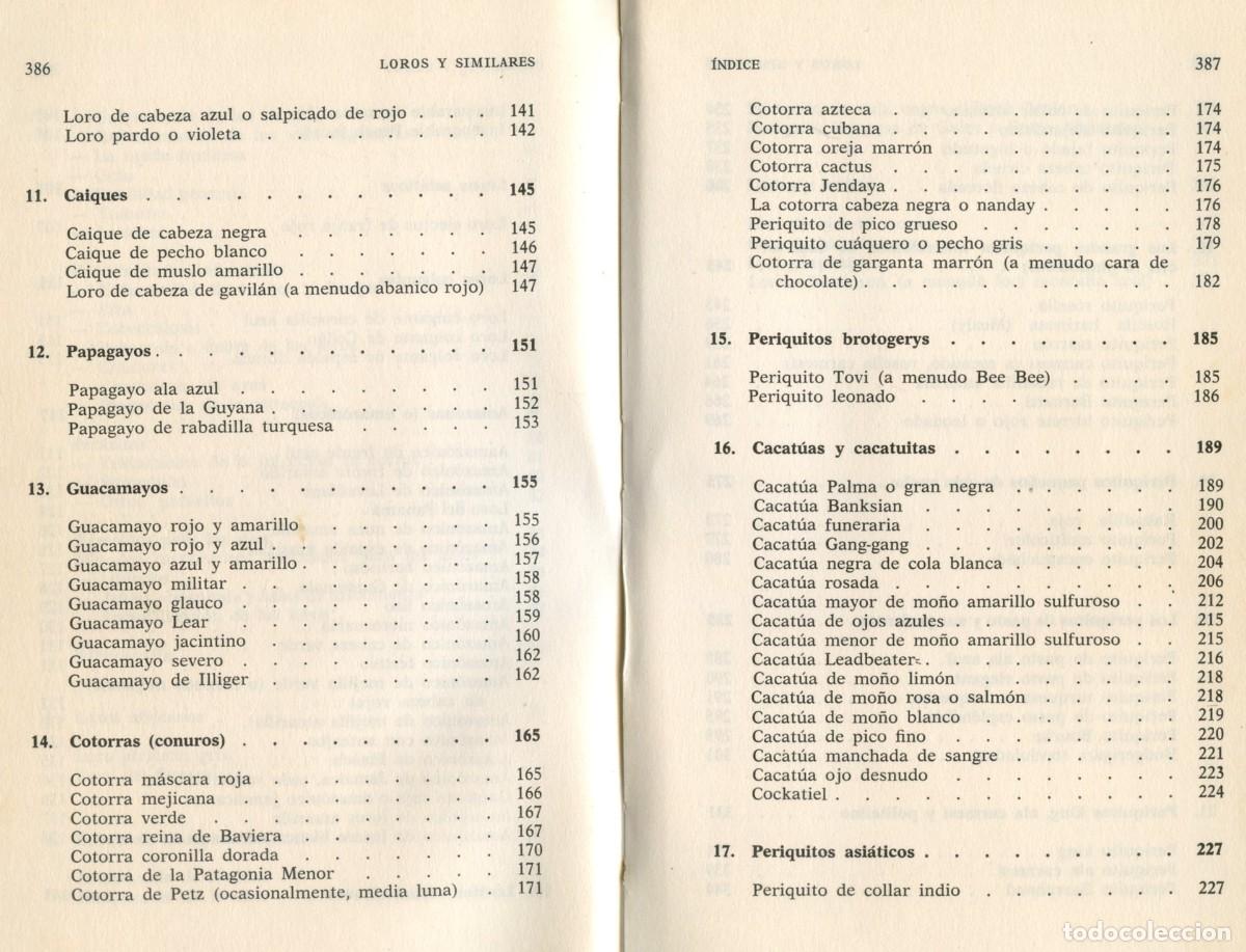 Libros de segunda mano: LOROS Y SIMILARES. Duque de Bedford. - Foto 5