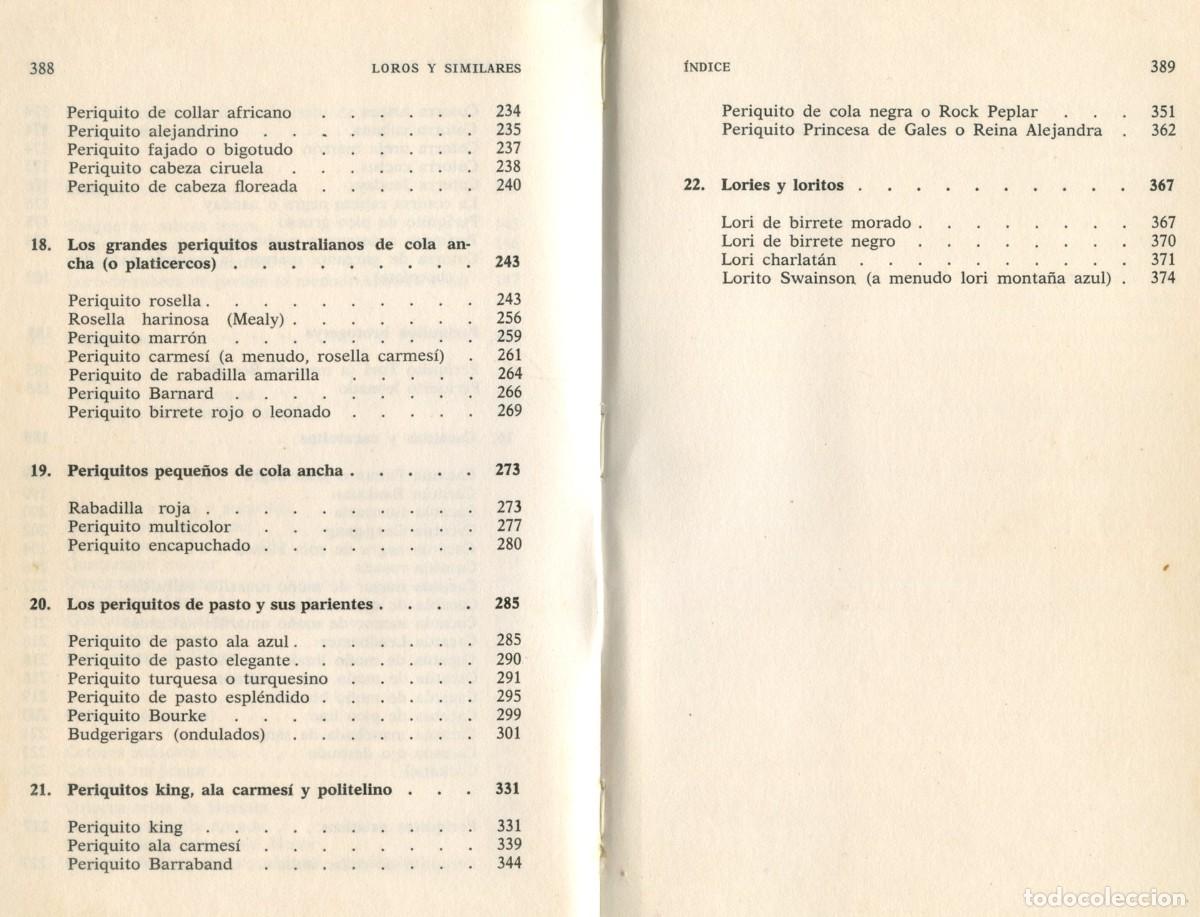 Libros de segunda mano: LOROS Y SIMILARES. Duque de Bedford. - Foto 6