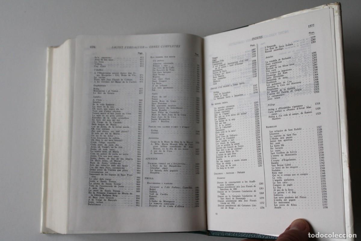 Libros de segunda mano: Jacint Verdaguer - Obres completes. 5&ordf; edici&oacute; - Editorial Selecta 1974 - Foto 12