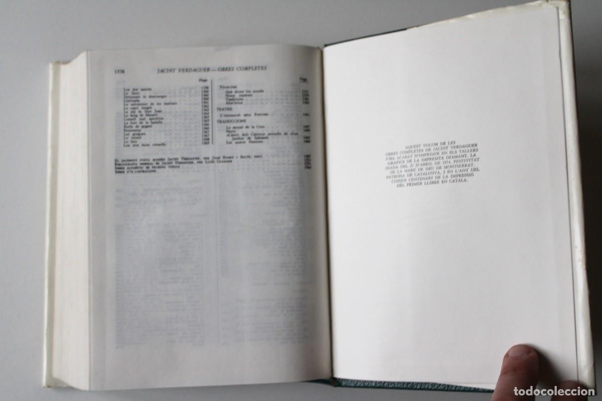 Libros de segunda mano: Jacint Verdaguer - Obres completes. 5&ordf; edici&oacute; - Editorial Selecta 1974 - Foto 13