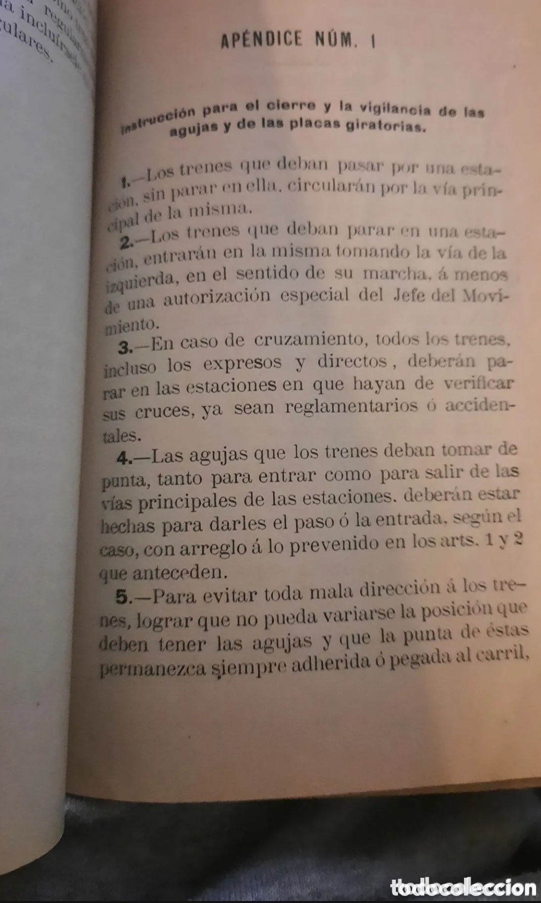 Libros de segunda mano: Libretas reglamento tren - Foto 3