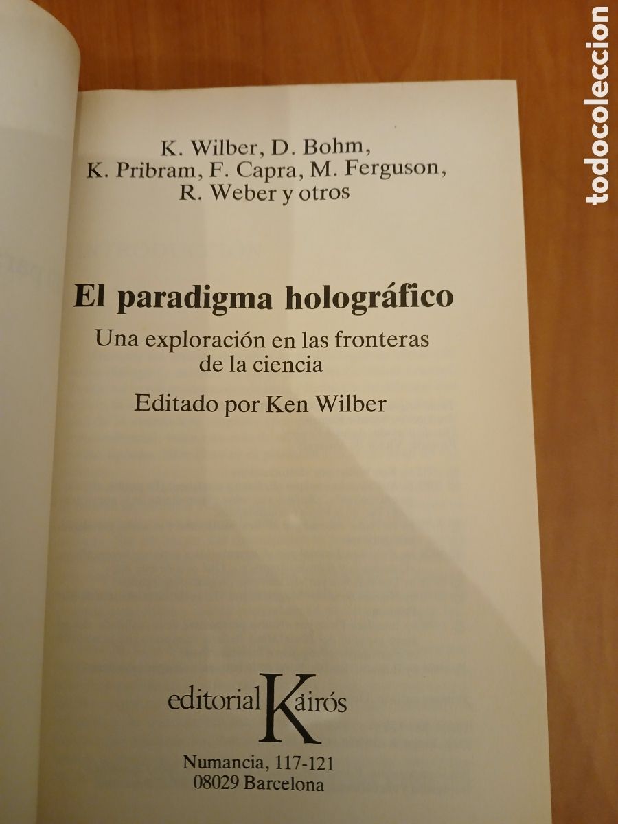 Libros de segunda mano: El paradigma hologr&aacute;fico. K. Wilber, D. Bohm y otros. - Foto 3