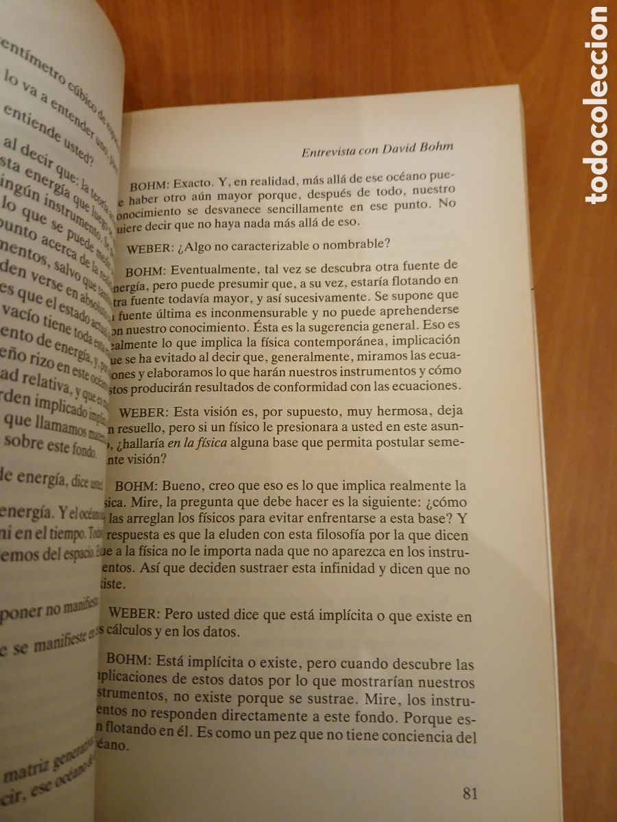 Libros de segunda mano: El paradigma hologr&aacute;fico. K. Wilber, D. Bohm y otros. - Foto 6