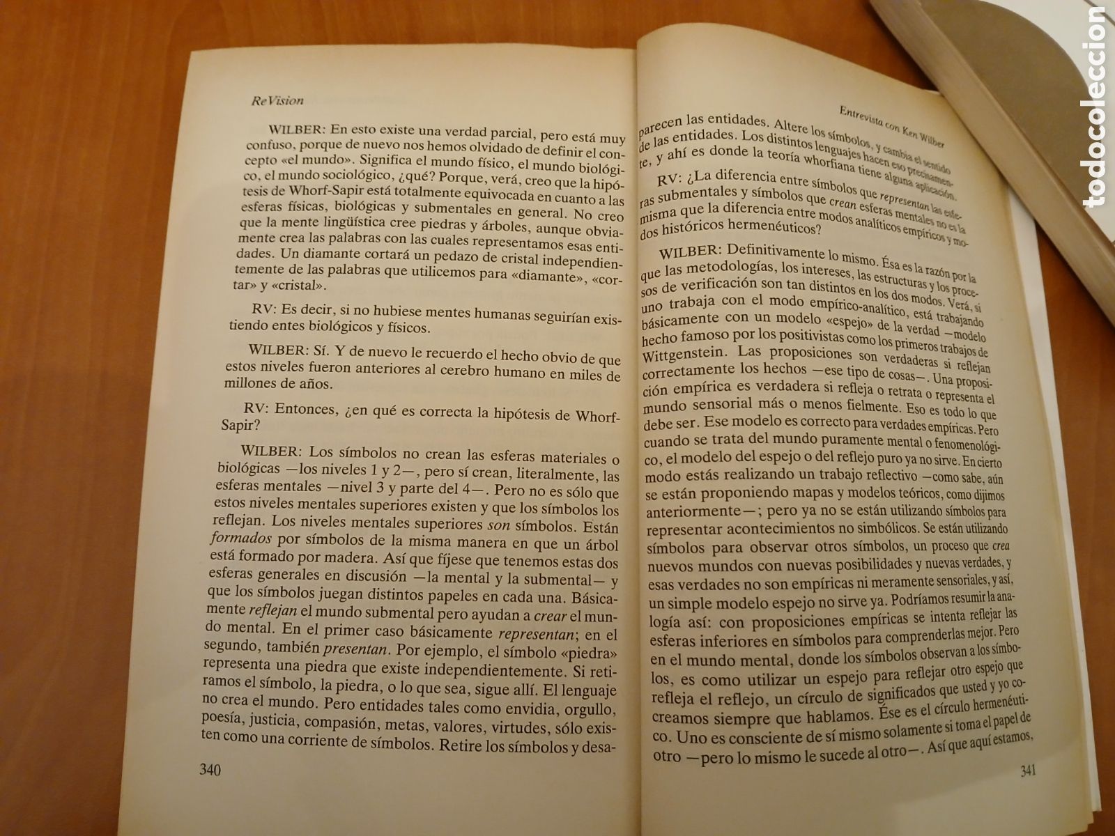 Libros de segunda mano: El paradigma hologr&aacute;fico. K. Wilber, D. Bohm y otros. - Foto 12